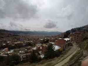 City of La Paz from El Alto