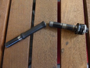 This is what a broken axel looks like