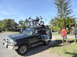 An alternative plan for getting from Noosa to Byron. A much quicker way.