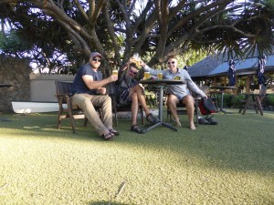 Beers with Chel in Byron after our return from Murbah