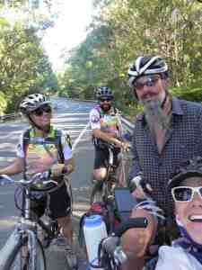 A test ride north 70km to Murwullambah to meet up with old pals Jen & Derek. So fantastic to meet up with them on their bikes on the road.