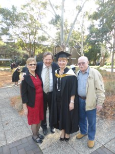 My very clever sister at her graduation