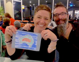 A very special pressie from an old student. Thanks Pheobe! Love the card and bracelet! Such creative style!