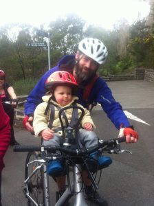 Sammy Gee with baby Finn